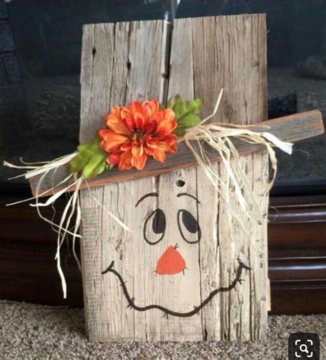 fall wood crafts on pinterest